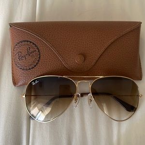 Ray-Ban gradient large aviator